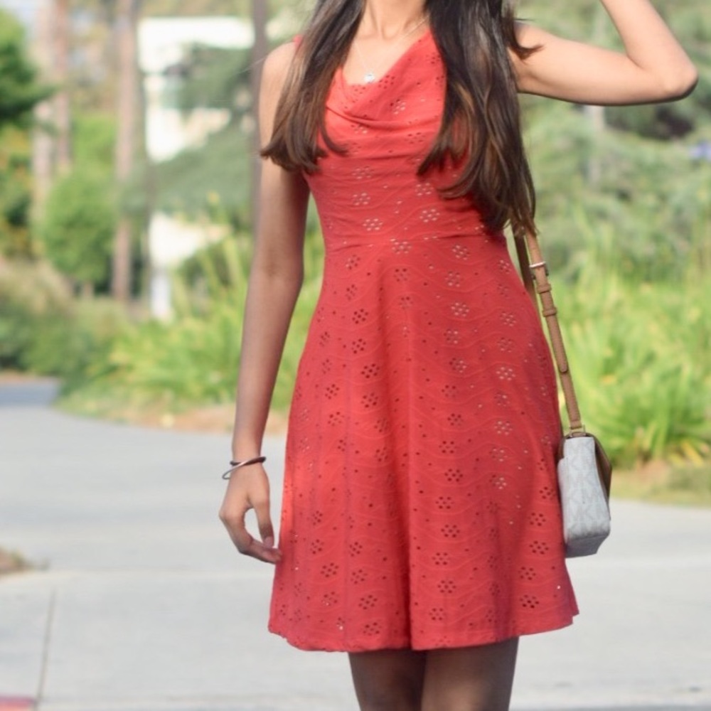 Peach Dress